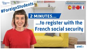 Video : 2 minutes to register with the French social security